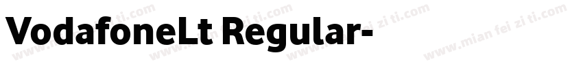 VodafoneLt Regular字体转换